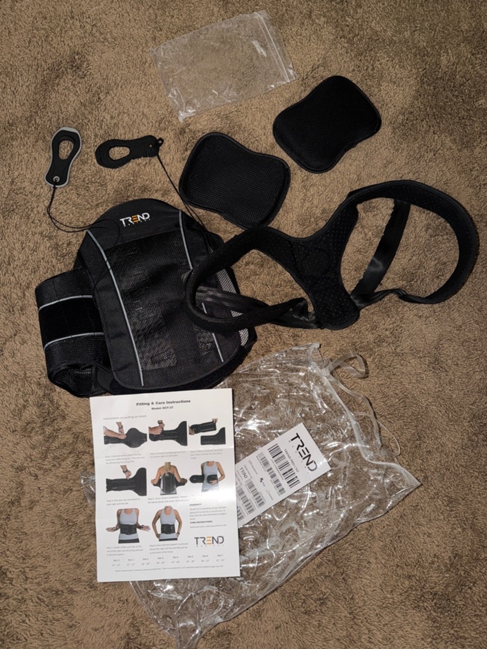 New Trend Medical LSO Model DCT-37 Back Brace